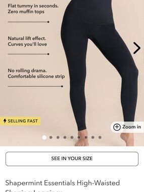 Brand New With Tags Shapermint High-Waisted Shaping Leggings